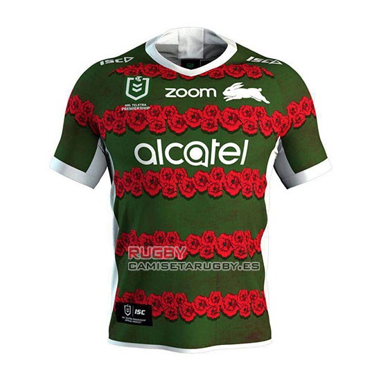 Camiseta South Sydney Rabbitohs Rugby 2019-2020 Conmemorative